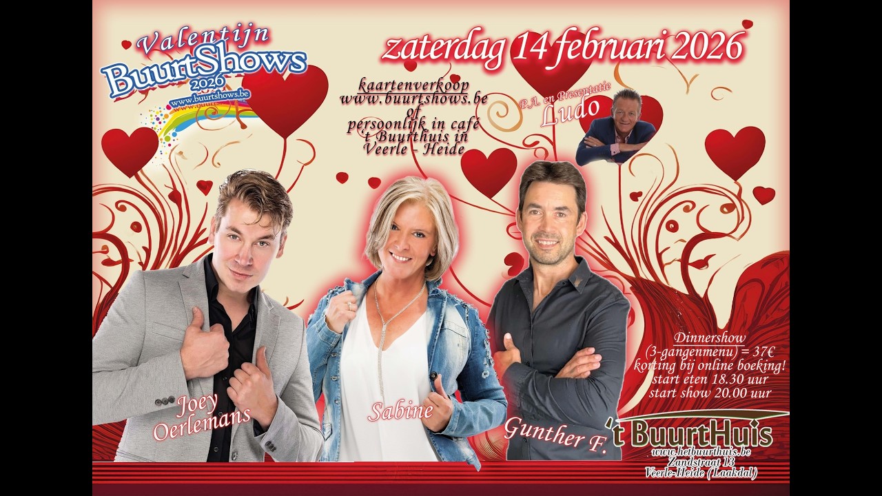 Volledige Show Valentijnbuurtshow op 14- 02 -2026