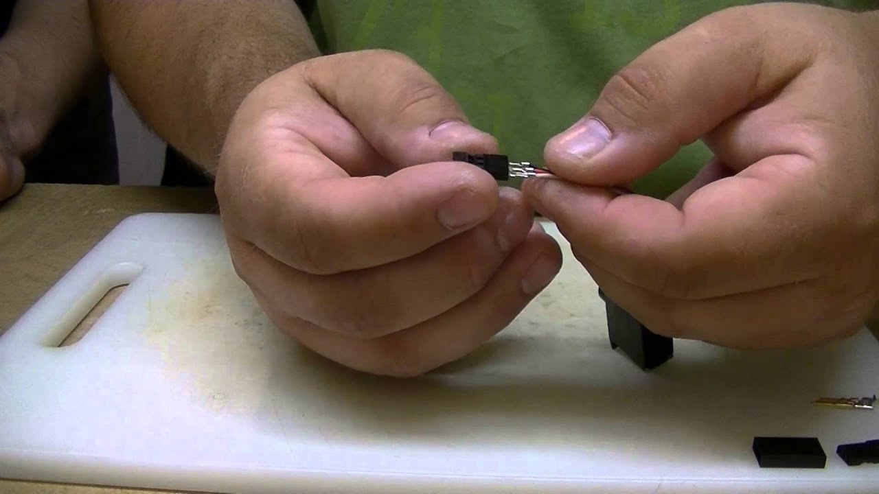 How to repair damaged servo wires and make extensions
