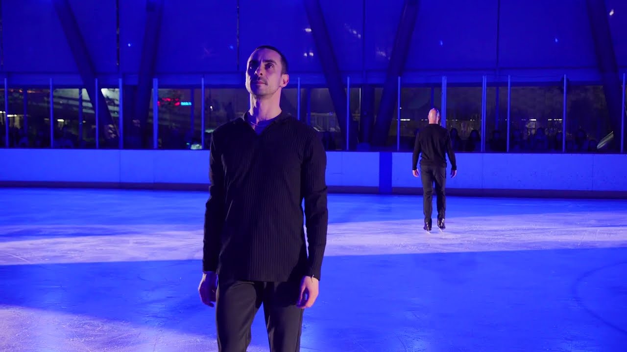 Massimo Scali & Ethan Burgess perform at the Skating Club of San Francisco's 2025 Ice Show