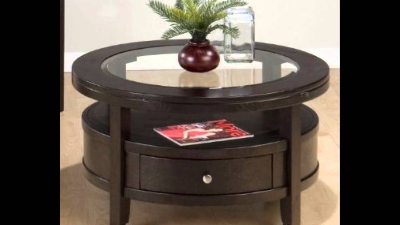 Round Glass Coffee Tables For Sale