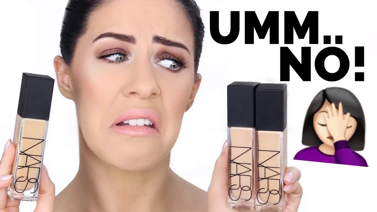NEW NARS NATURAL RADIANT LONGWEAR FOUNDATION!!! 12 HOUR WEAR TEST & HONEST AF REVIEW :/