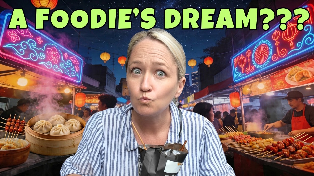 Sydney’s Chinatown Friday Night Markets: Dumplings, Skewers & Dragon Beard Candy Dessert!