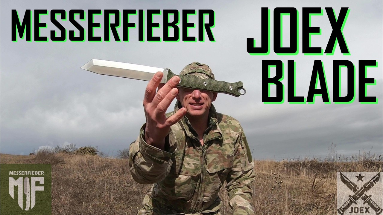 JOEX KNIFE OFFICIAL - MESSERFIEBER TERRA JOE X - 1095 CARBON - 61 HRC - DESTRUCTION TEST EXTREME