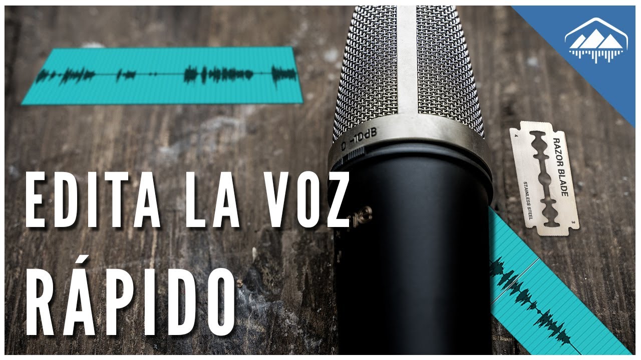 C&oacute;mo EDITAR R&Aacute;PIDO la VOZ para PODCAST, AUDIOLIBROS, RADIO... | T&eacute;cnica de edici&oacute;n Domin&oacute;