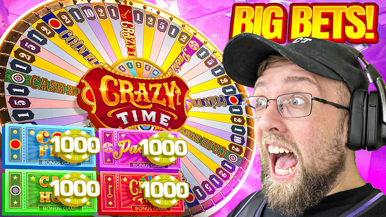 Я СТАВЛЮ 1000 долларов НА КАЖДУЮ ИГРОВУЮ ШОУ В CRAZY TIME!