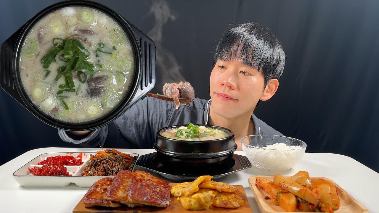 SUB) 추운 겨울에 생각나는 순대국밥 ! Sundae gukbap that reminds me of cold winter!