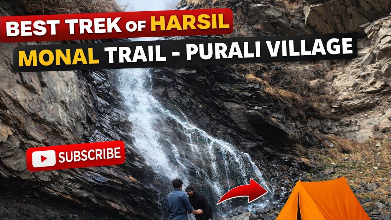 Trekking in Harsil Valley | Monal Trail Trek Purali Village | Day hike in Harsil 