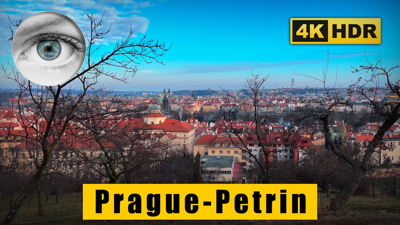 Prague street walk 4k HDR - Kampa Island - Mal&aacute; Strana - Petř&iacute;n hill - Czech Republic 🇨🇿ASMR