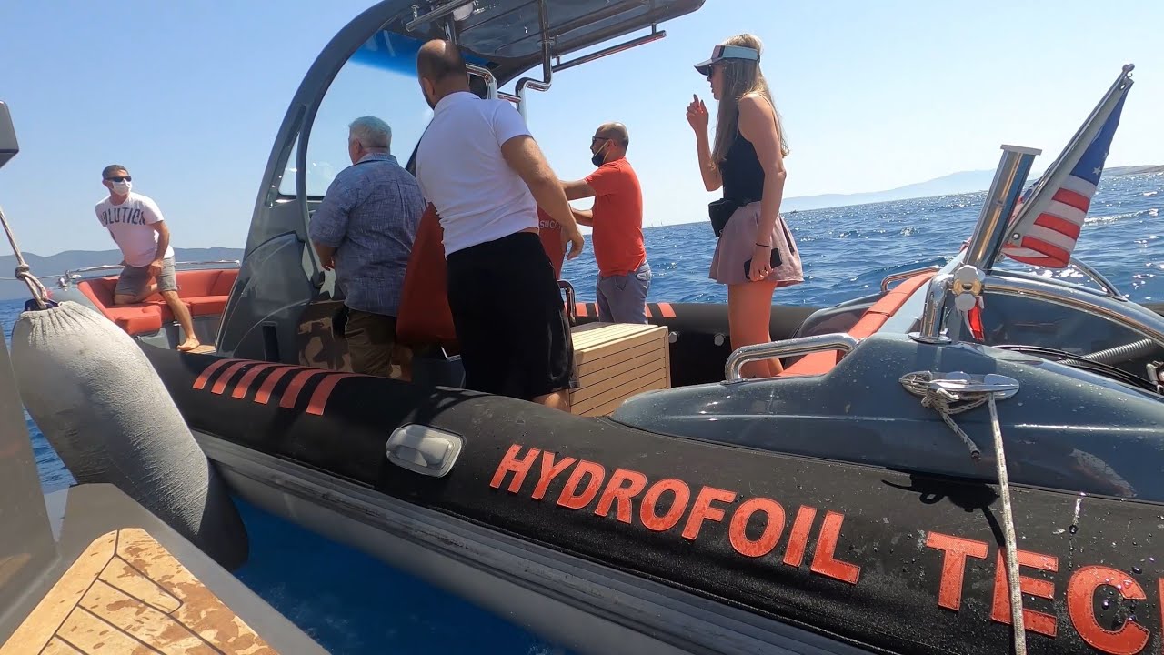 Super fast hydrofoil catamaran seatrial