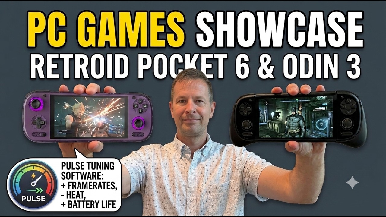 Retroid Pocket 6 and Odin 3 PC Game Showcase and featuring Pulse tuning software!!!!!