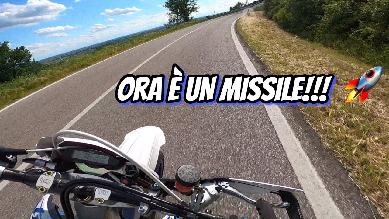 QUESTA MODIFICA MI HA CAMBIATO TOTALMENTE LA MOTO!! | TM SMR 125 2022