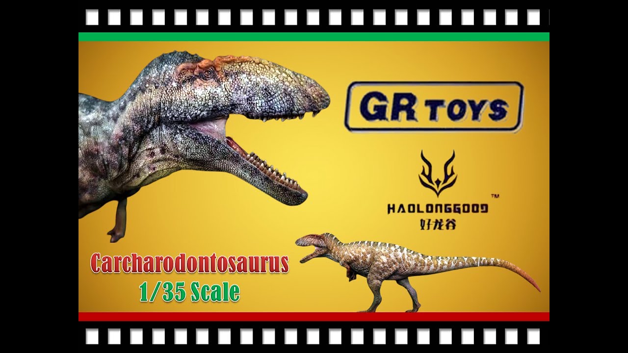 Carcharodontosaurus 1/35 GR Toys Dinossauro Jurassic (Preview)