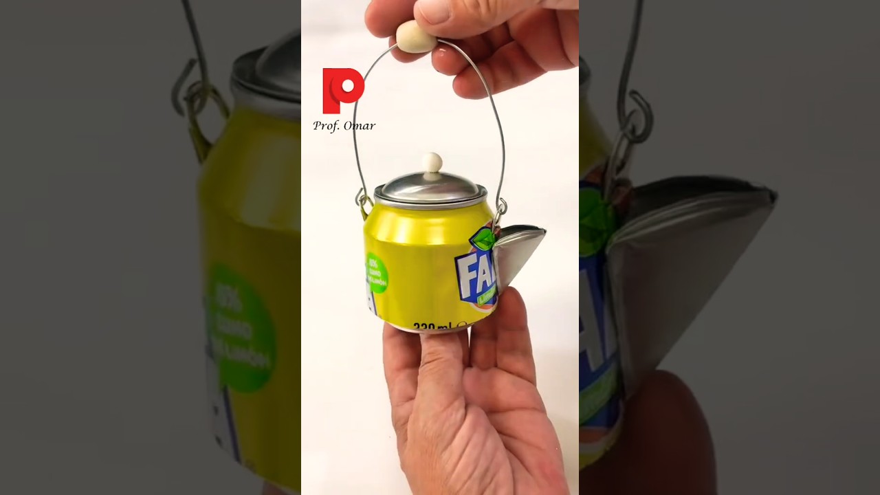 Teteras hechas con latas de refrescos #manualidades #diy #craft