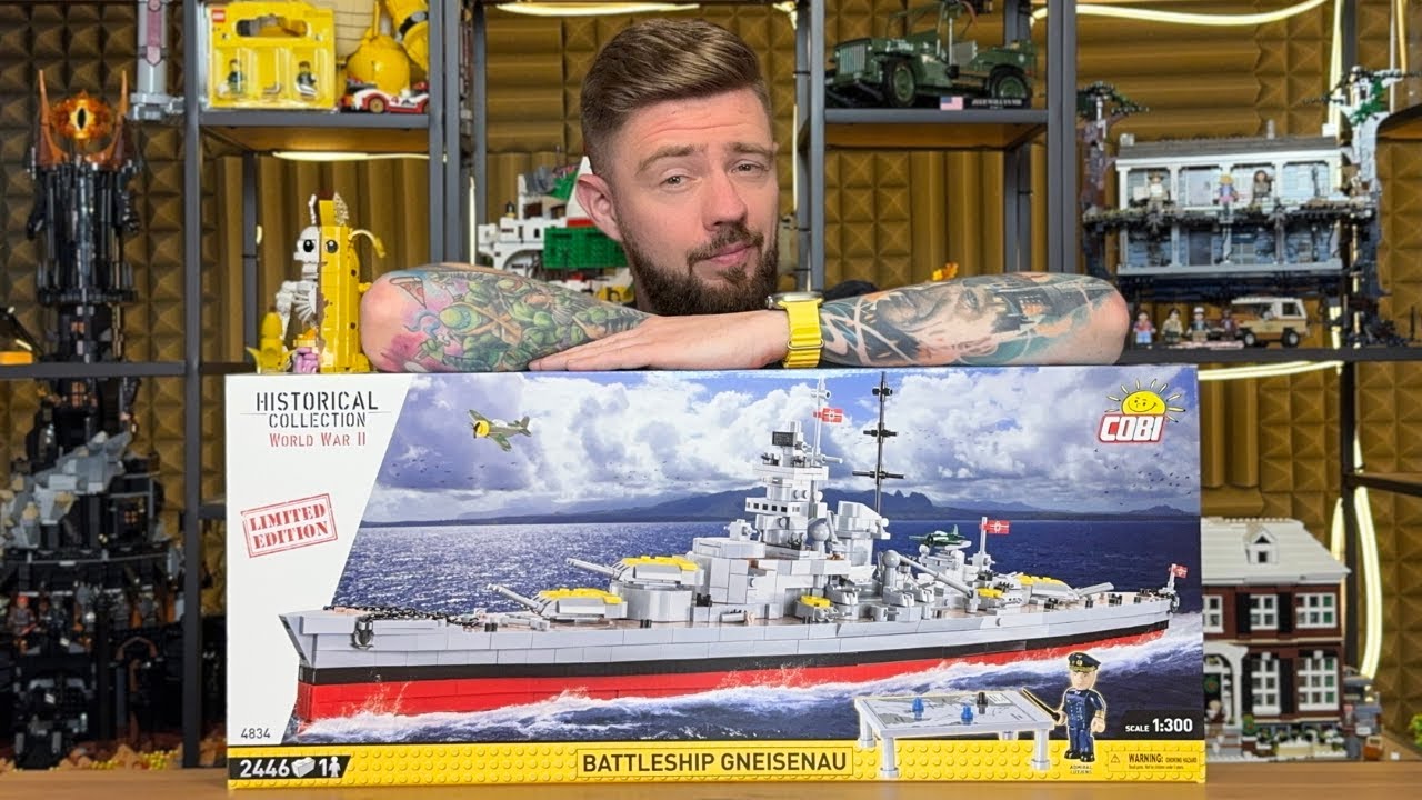 BATTLESHIP GNEISENAU EDYCJA LIMITOWANA 💥 COBI 4834 RECENZJA