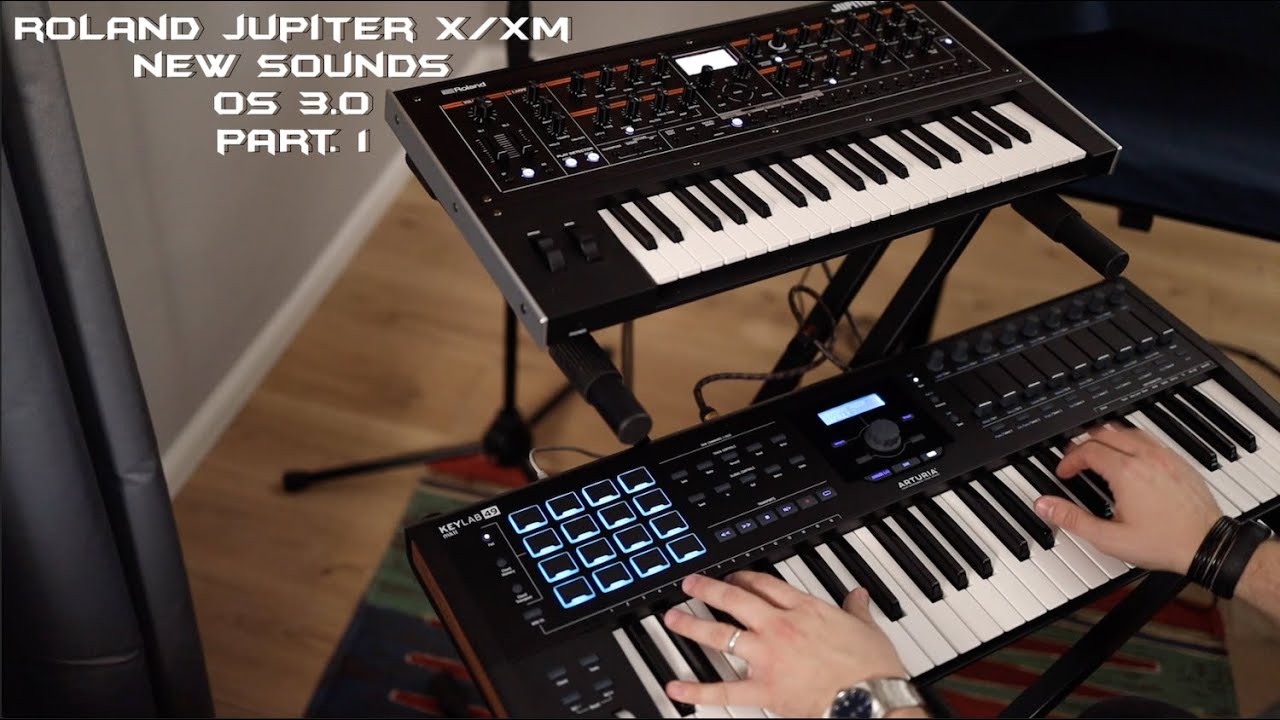 Roland Jupiter X/Xm OS 3.0 Demo Part. 1 | No Talking |