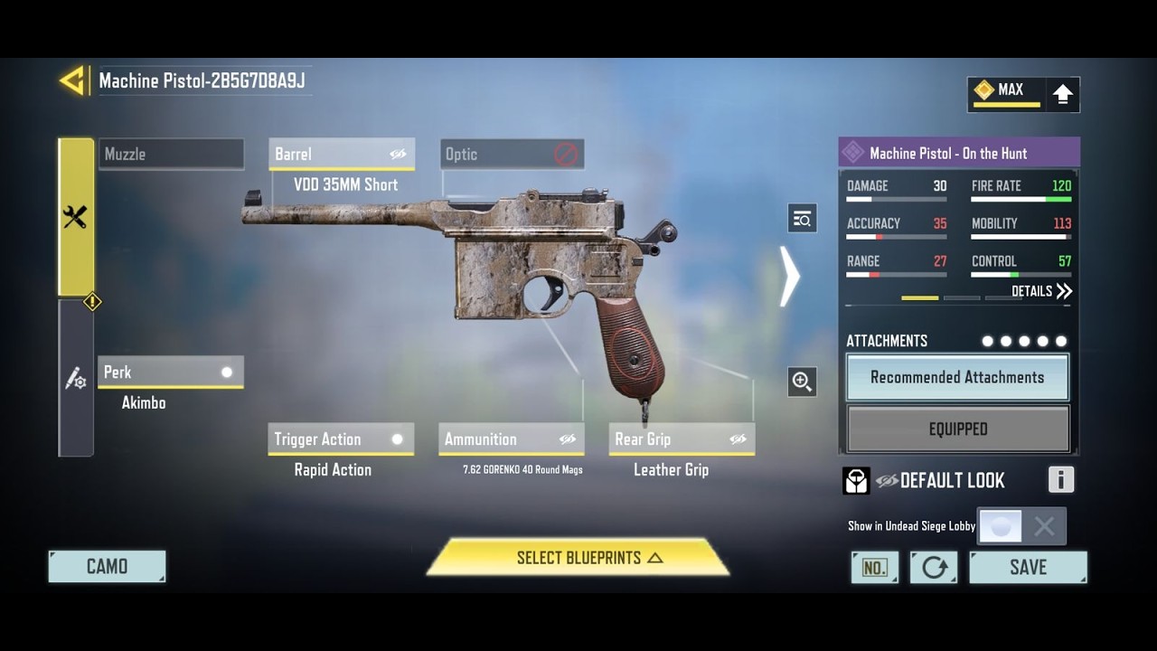 179 KILLS in Record Time! 🔫 Machine Pistol Only CODM Zombies