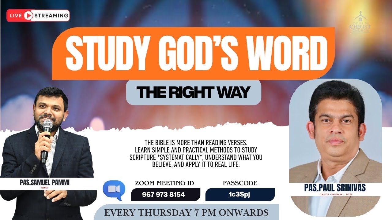 VOC CHURCH's || Bible Study Session 2