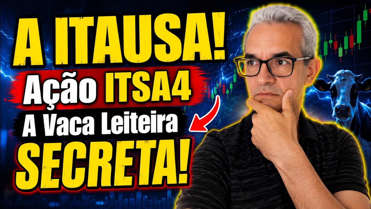 O SEGREDO DA ITAÚSA: Por que a ITSA4 paga 14,4% de Dividendos e ninguém te conta!