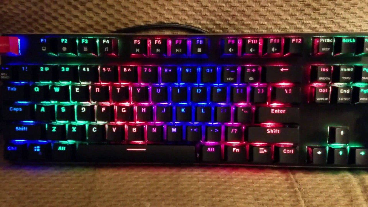 LED modes on Glorious RGB Modular Keyboard v2 (GMMK-BRN)