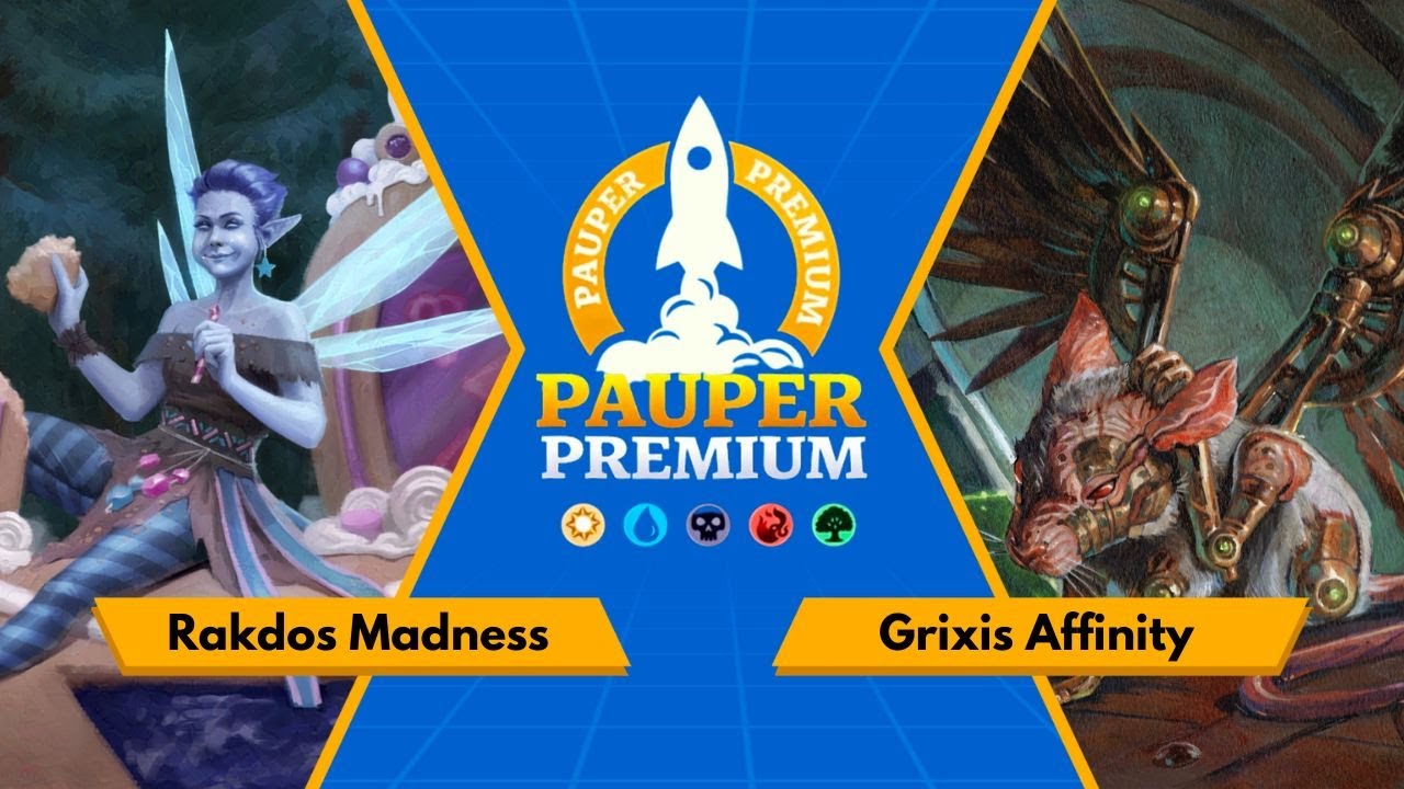 [Pauper Premium] Rakdos Madness VS Grixis Affinity (Round 02)