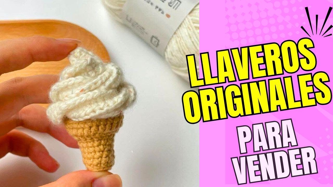 LLAVERO DE HELADITO PARA VENDER EN LAS FERIAS!🤑