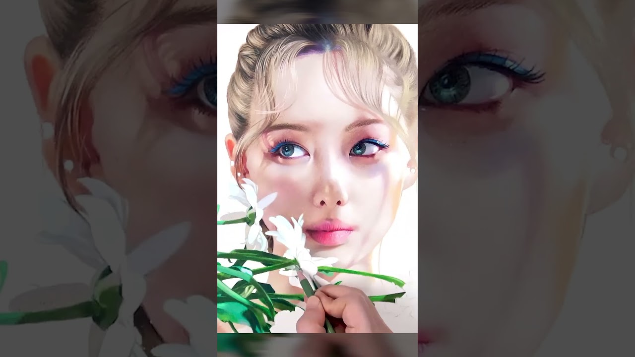 Colored pencil drawing of Nayeon #twice #drawing