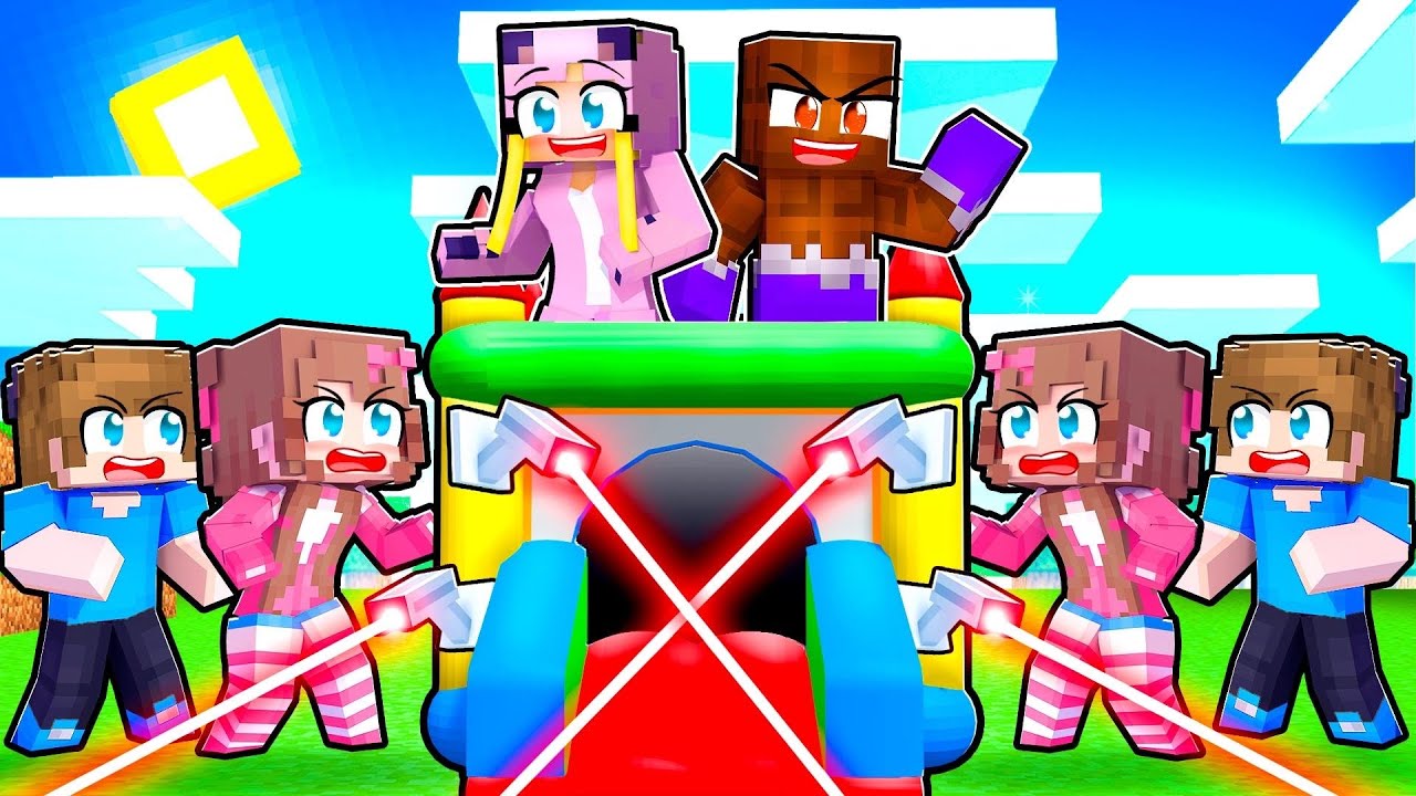 100 KINDER vs. H&Uuml;PFBURG BASE! Minecraft