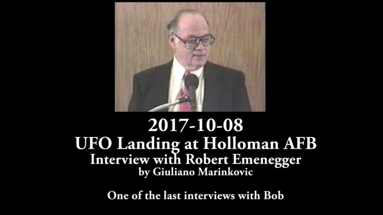The Holloman AFB UFO Landing - 2017 Interviews with Robert Emenegger and James Fox