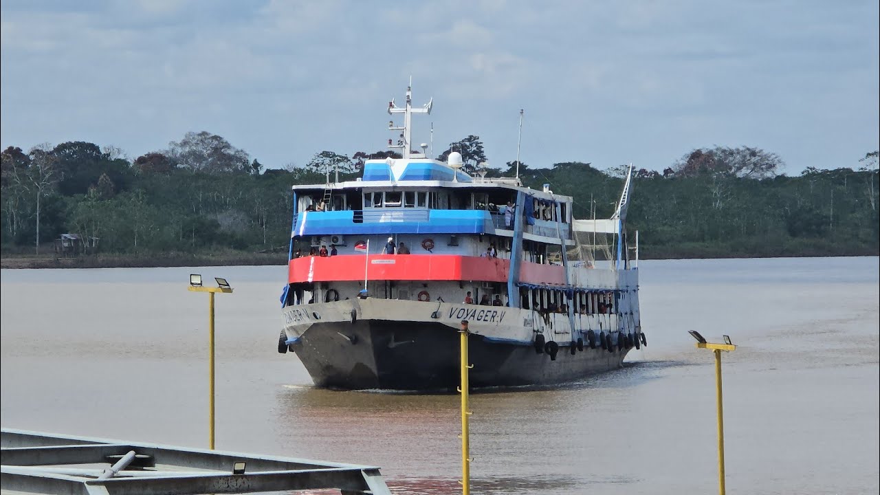 Llegó el día de viajar por el gran Río Amazonas por 4 dias y tres noches. Resumen del Dia 1 #brasil 