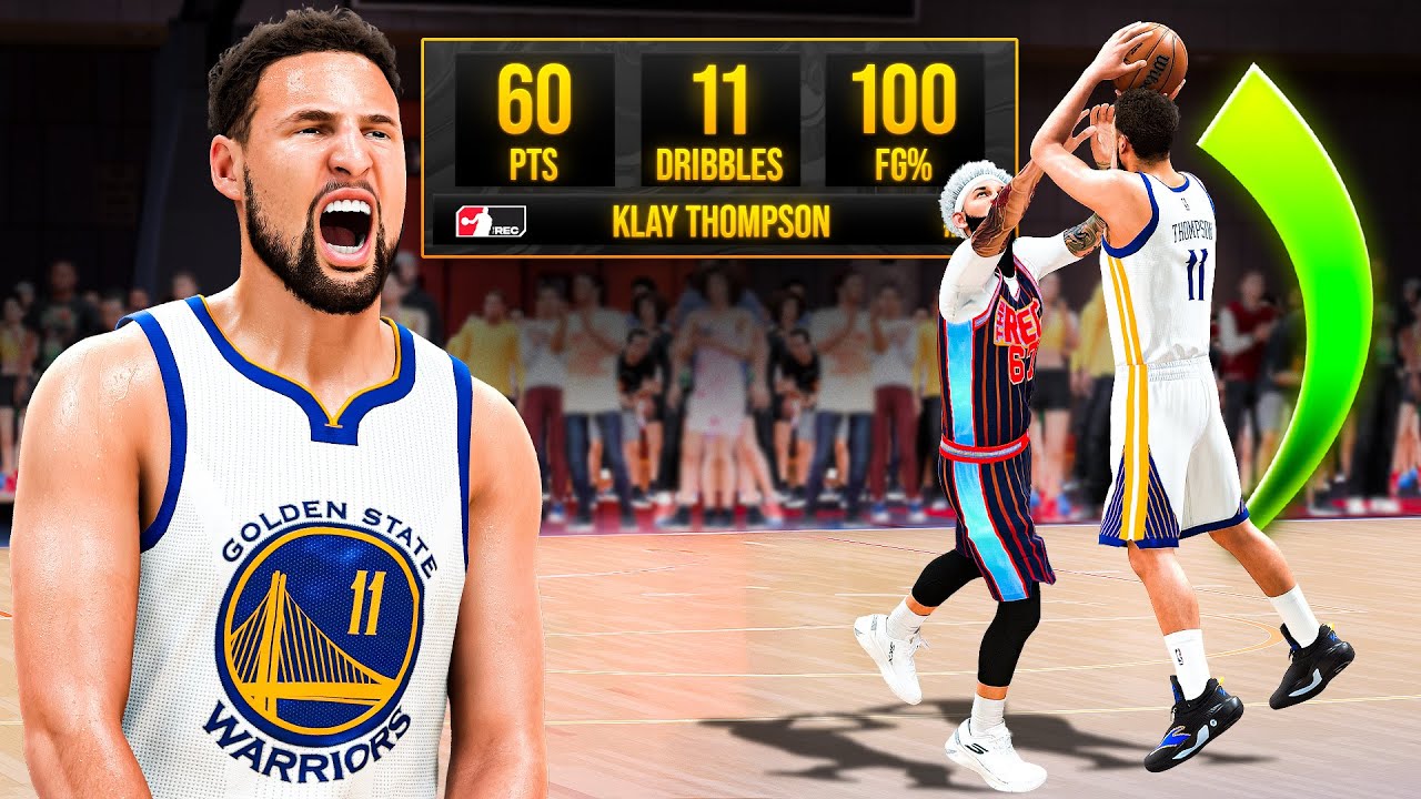 Я ВОСПОМИНАЛ 60 очков Клэя Томпсона с 11 обводками в THE REC в NBA 2K26