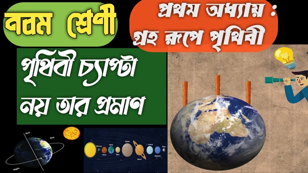 পৃথিবীর আকৃতি সম্পর্কে আপনার ধারণা ভুল?