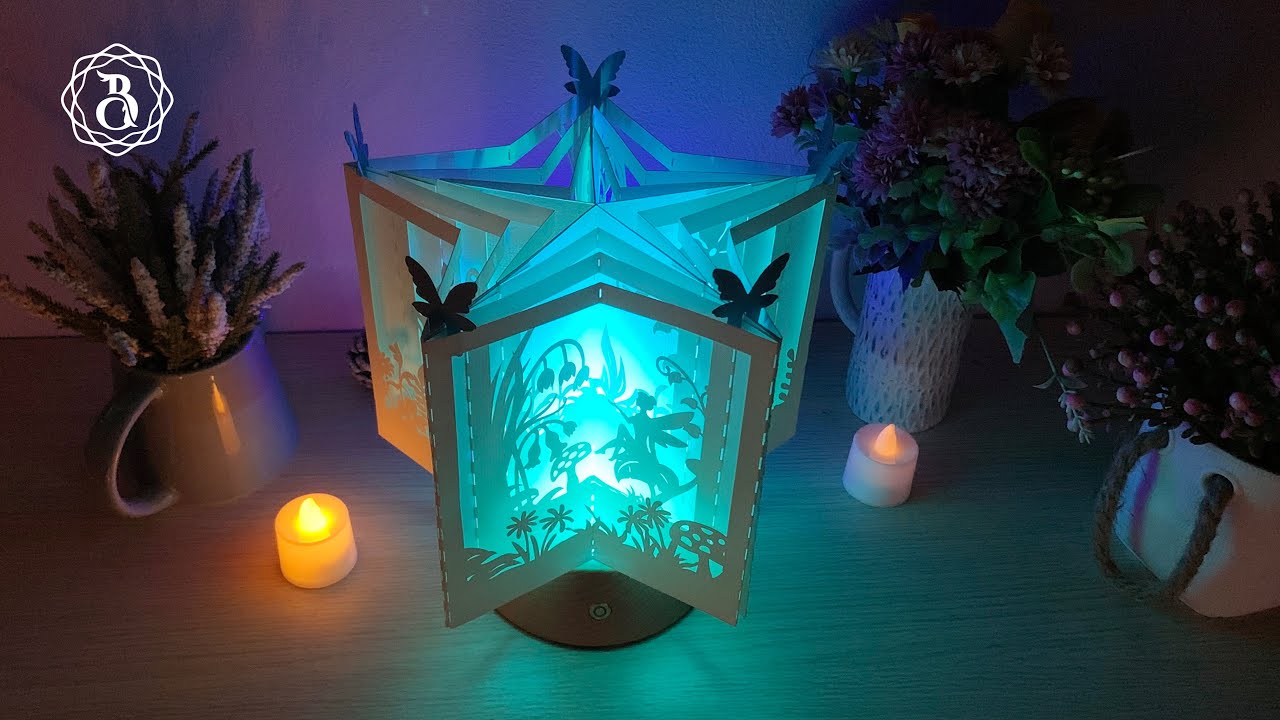How To Make Book Star Lantern Fairies - 3D Star Book Craft