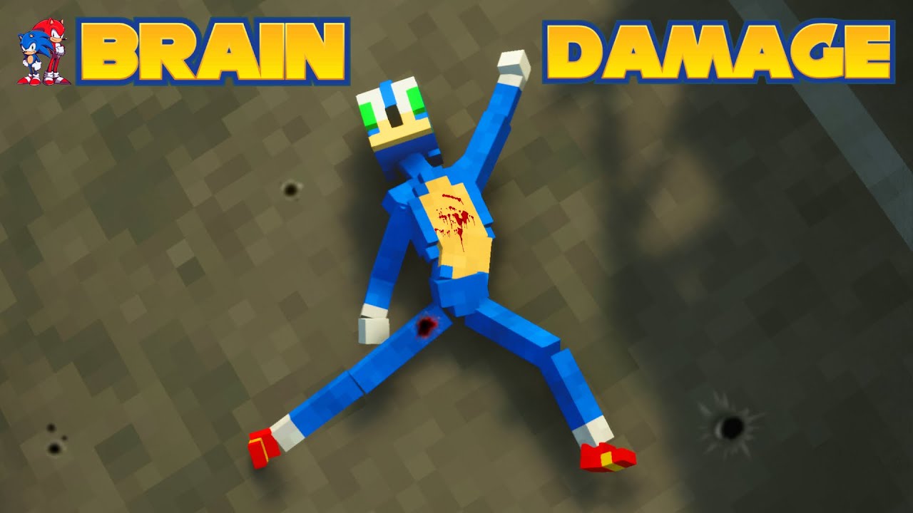 SONIC IN TEARDOWN but he has brain damage