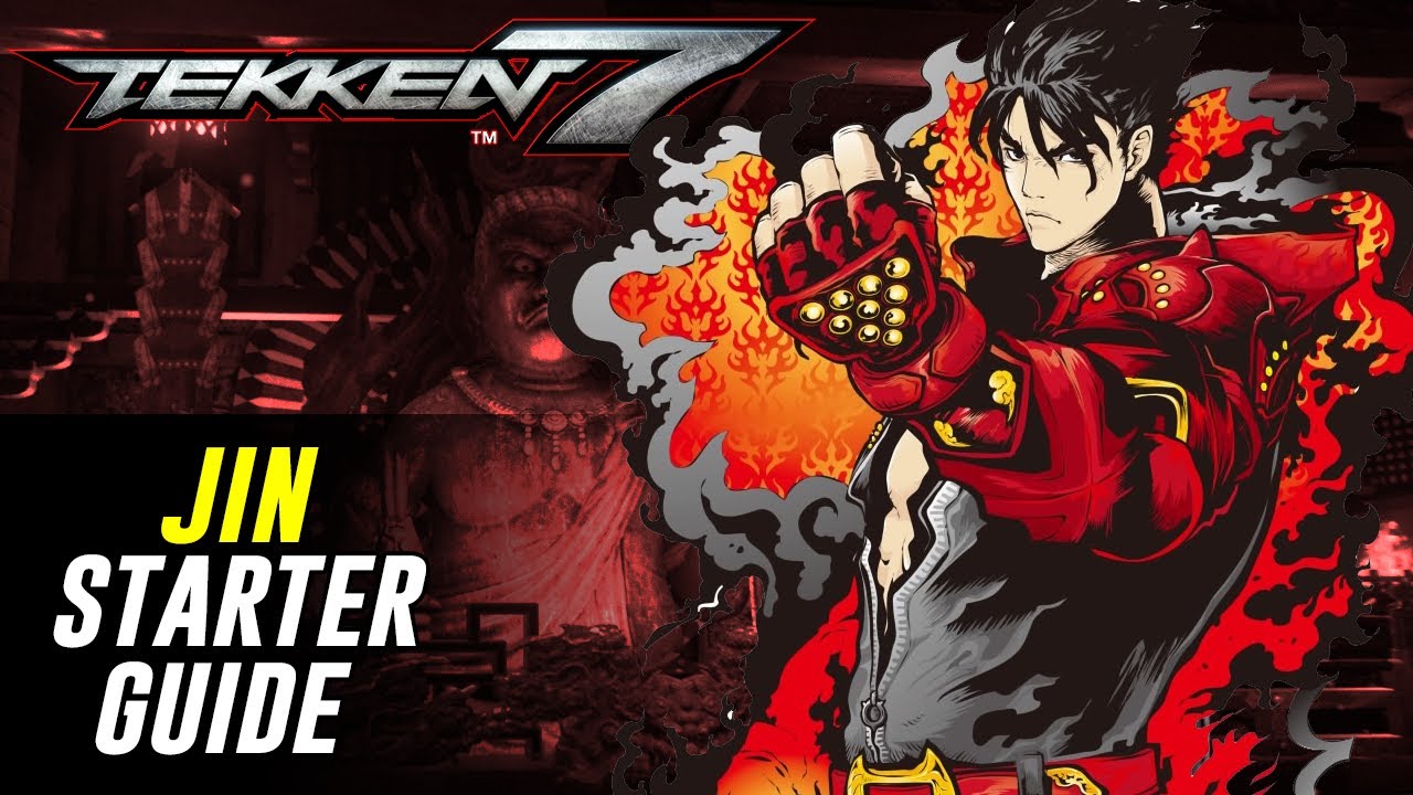[TEKKEN 7] 4-Minute JIN Starter Guide! | Combos, Walls, Floor Break, Punishers 【鉄拳7】