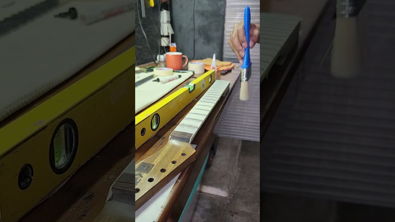 Telecaster style build out of old wood. Pt.22 #telecaster #telebuild #guitarbuilding #woodworking