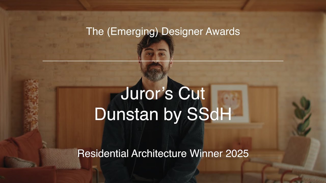 The (Emerging) Designer Awards 2025 - SSdH is the Residential Architecture winner for Dunstan