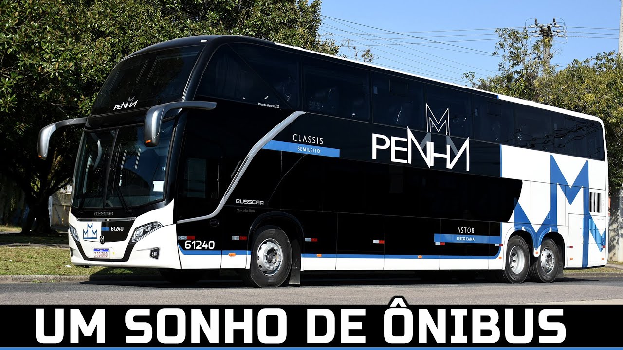 INÉDITO!! O 1º ÔNIBUS COM 8 POLTRONAS LEITO CAMA NO SALÃO INFERIOR, CONFIGURADO NO DOUBLE DECKER 6x2
