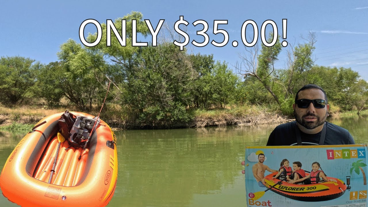 Fishing With This $35 Amazon Inflatable Boat