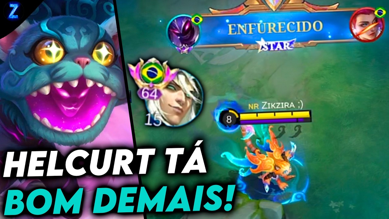 HELCURT EST&Aacute; MUITO BOM!! - HELCURT GAMEPLAY | Mobile Legends