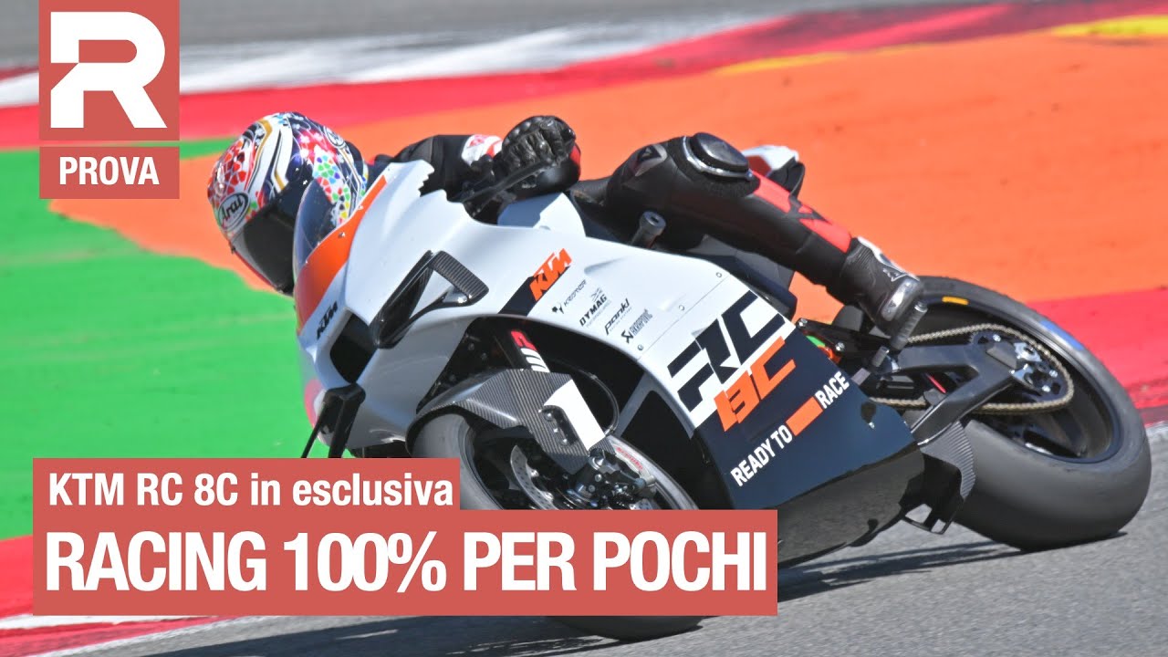 KTM RC 8C - prova - in sella alla supersportiva bicilindrica pronto pista della Casa austriaca