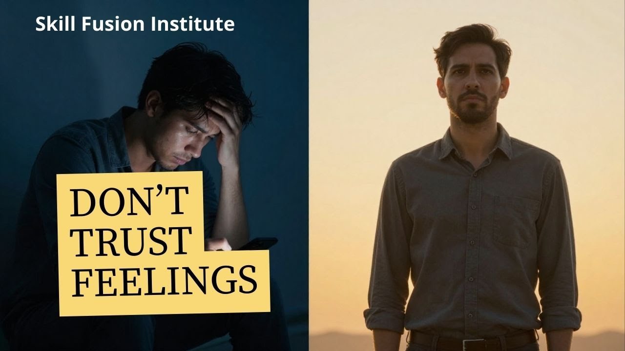 Why You Can’t Trust Your Feelings (And What Works) #skillfusioninstitute 