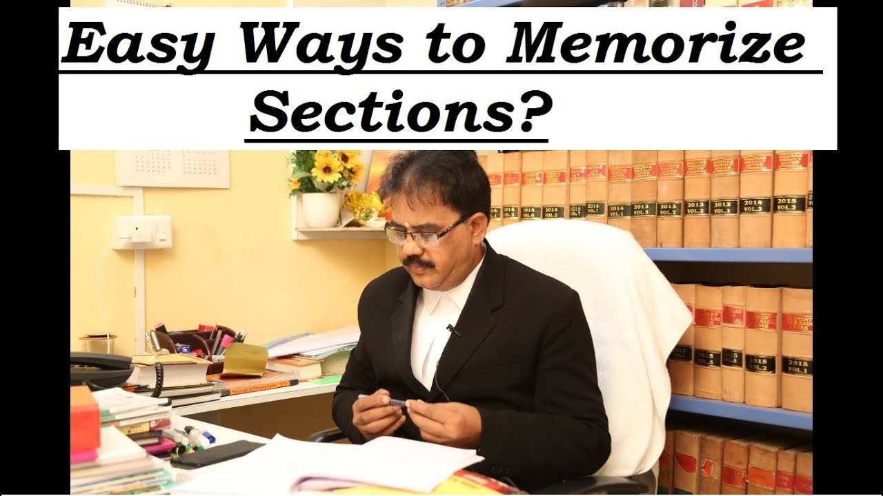 Easy Ways to Memorize Sections? | IPC | CrPC | IEA |  COI | TAMIL