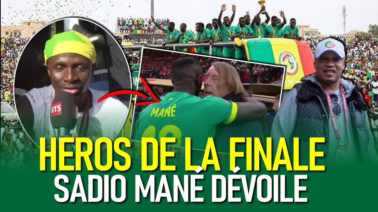 Sadio Mané explique pourquoi il a ramené l'équipe sur le terrain, Echange avec Claude Le Roy, Diouf