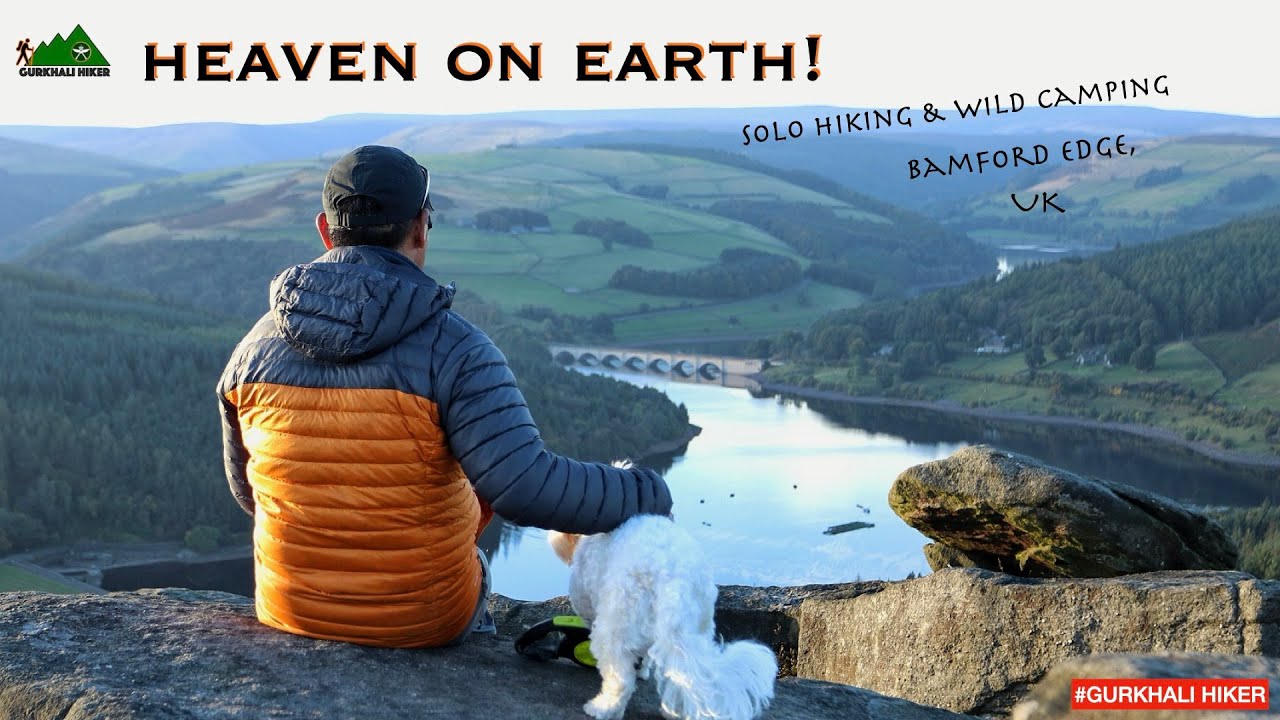 Solo Hiking and Wild camping at Bamford Edge