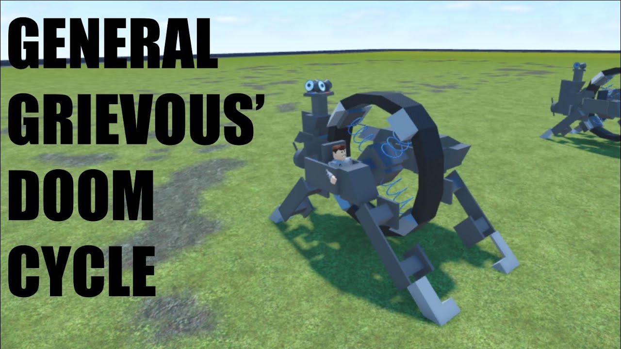 General Grievous' Doom Cycle Tutorial | Plane Crazy (Star Wars)