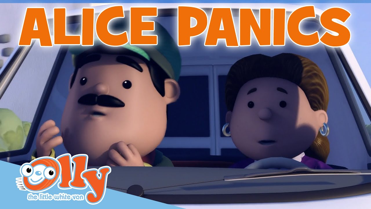 @OllyTheLittleWhiteVanShow - Alice Panics 😱😰  | #fullepisode | Transport for Kids | Cars for Kids