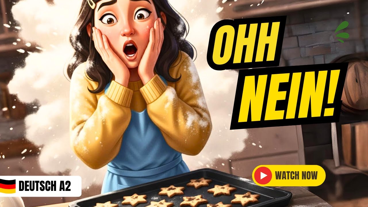 Backen mit Deutschen: Ich verstehe GAR NICHTS! 😱 | A2 Deutsch Küchen-Chaos