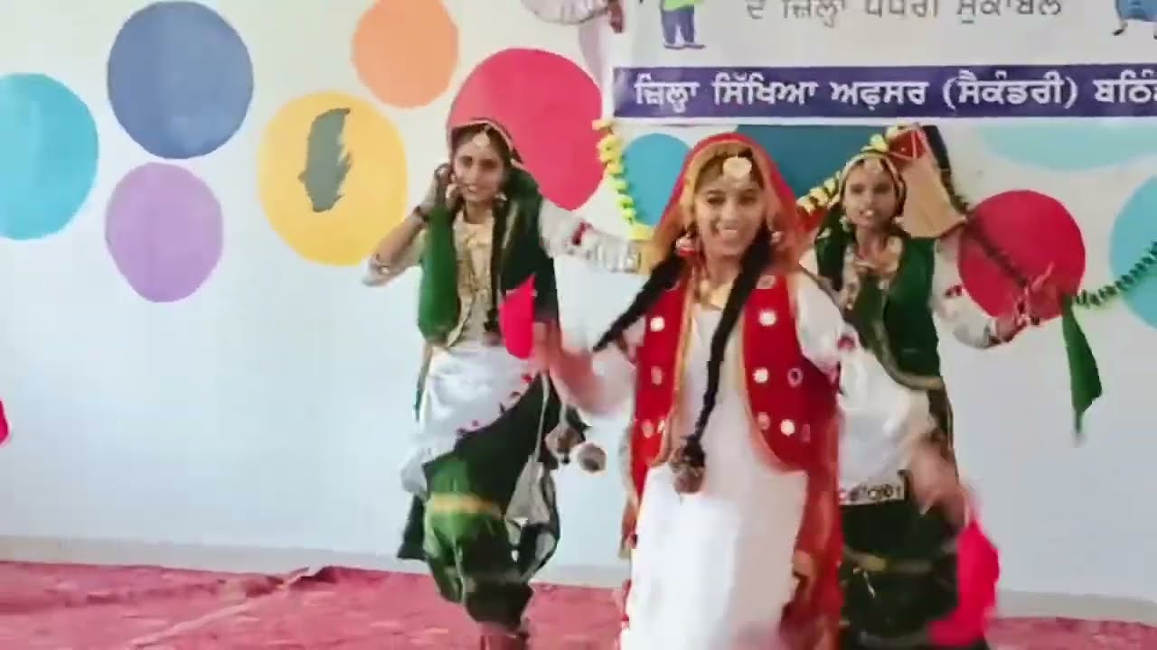 ਲੁੱਡੀ  ਲੋਕ ਨਾਚ  District Level Second Position Winner