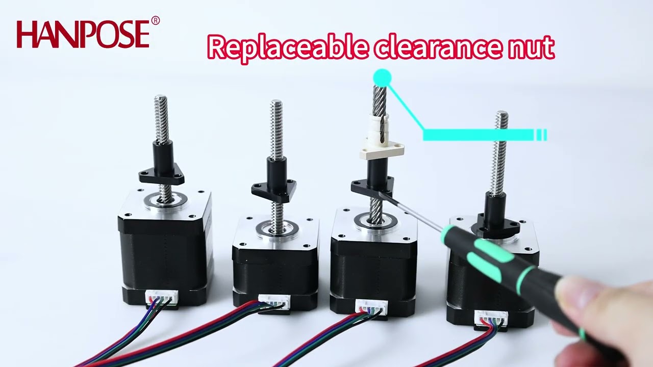 Trapezoidal Screw Stepper Motor | Reliable Linear Drive