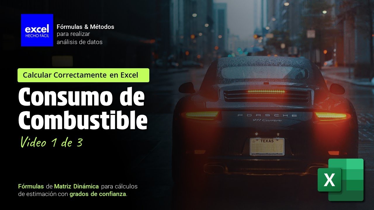 Calcular y Controlar el Consumo de Combustible de veh&iacute;culos con Excel (Consumo Instant&aacute;neo)